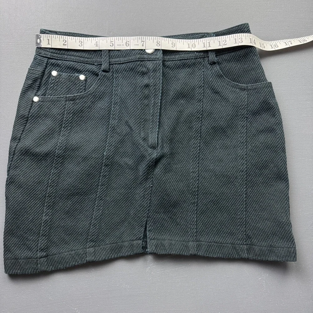 Forever 21 Women's Medium Blue A-Line Mini Denim Skirt Grunge Casual Y2K Style